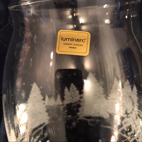 Vase- X-Mas-Luminarc- made in France-9” - Picture 5 of 6